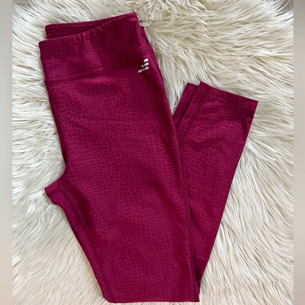BCG Red High-Waisted Performance Leggings